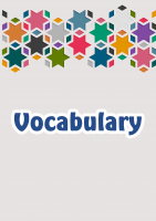 1. Vocabulary