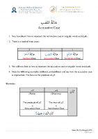 13 Accusative + Gentive Case