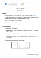 6 Prepositions